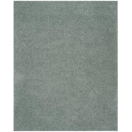 Safavieh Athens Shag Power Loomed Large Rectangle Rug- Seafoam- 8 x 10 ft. SGA119D-8